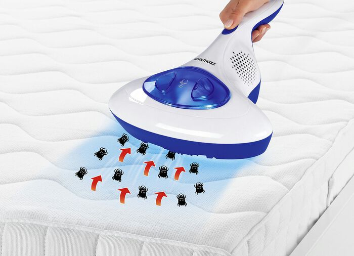 Oplaadbare stofmijtzuiger met uv C-lamp