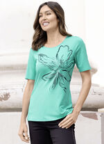 Shirt met flatlocknaad 