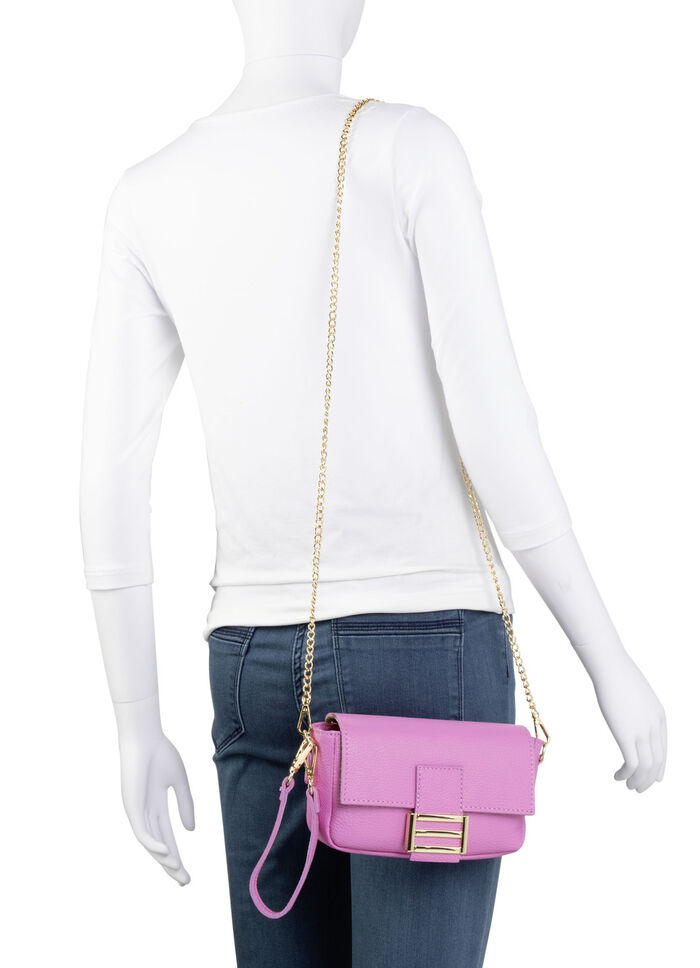 Laurina tas met trendy metalen sieraden ROZE
