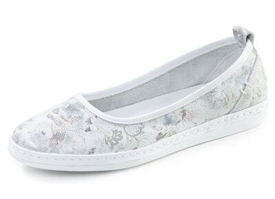 Andrea Conti, chique damesballerina&#39;s, breedte G, met uitneembaar voetbed 