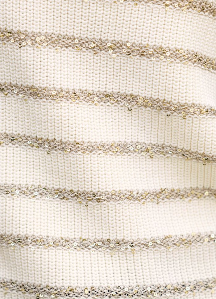 Trui met elegante strepen 