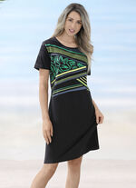 Set van twee jurken met geplaatst printontwerp 