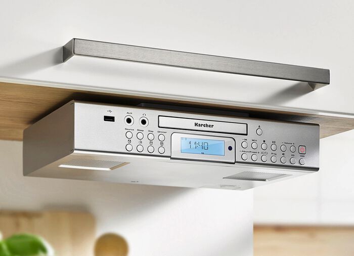 Onderbouw keukenradio van Karcher 