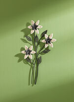 Charmante metalen wanddecoratie 