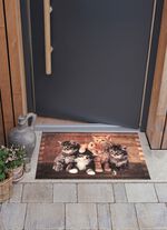 Deurmat met antislip achterkant 