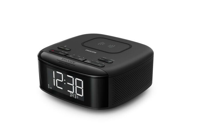 Bluetooth wekkerradio met Qi-oplader 