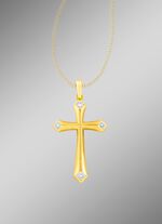 Kruishanger met diamant 