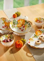 Herfstporseleinen set, 6 stuks 