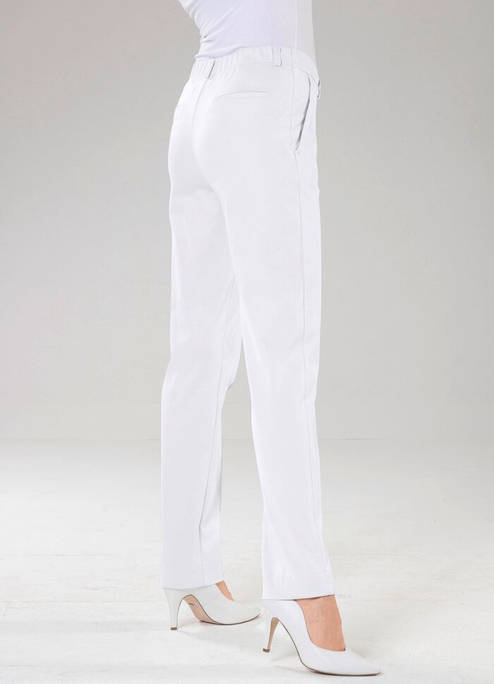 Broek met sierstiksels 