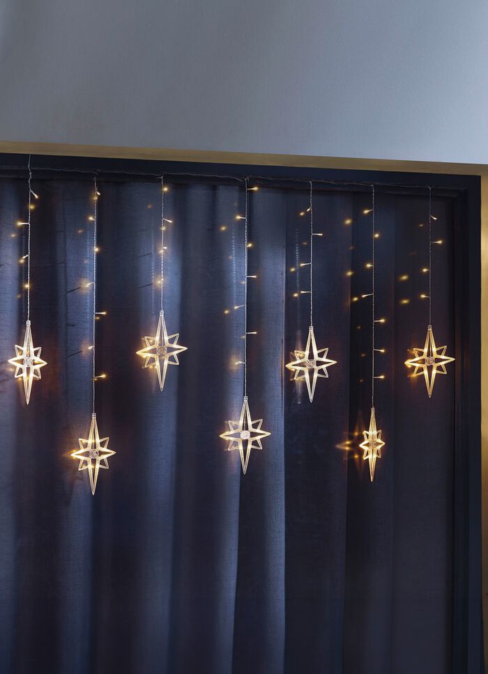 Lichtgordijnsterren voor binnen en buiten 