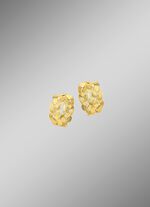 Gevlochten oorringen met scharniersluiting 