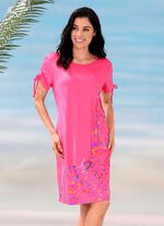 Laurina jurk met glinsterende print ROZE