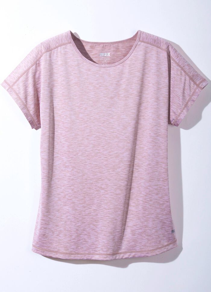 Functioneel shirt van &ldquo;LPO&rdquo; in 3 kleuren OUDROZE GEVLEKT