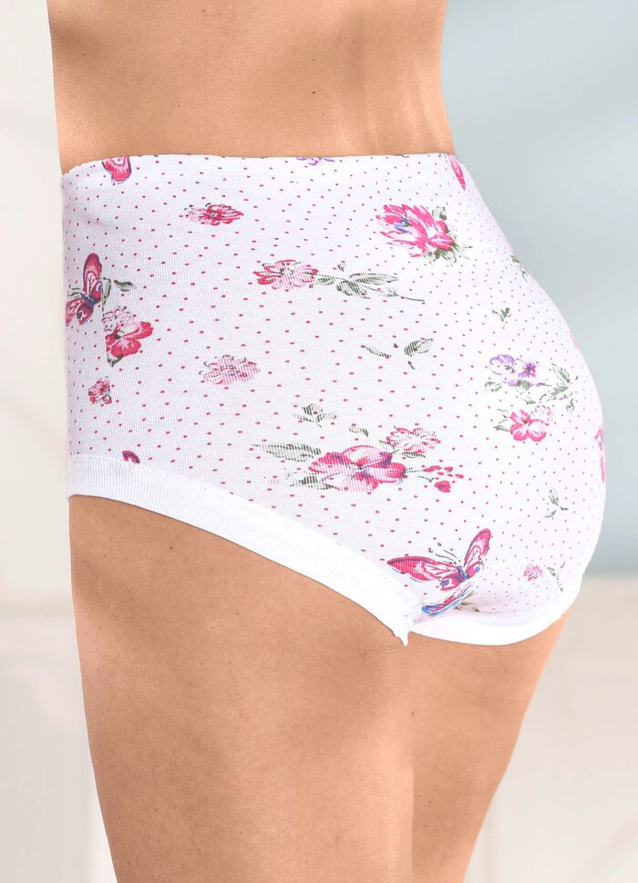 Verpakking van vijf slips met vervangbare elastische tailleband 