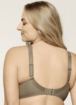 LingaDore beugelbeha met elastische kant OLIJFGROEN