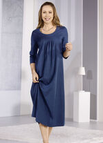 Nachthemd met plooien en enkellengte MARIENE