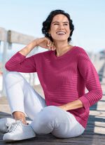 Trui met grafisch structuurpatroon 