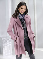 Lange jas met ceintuur 