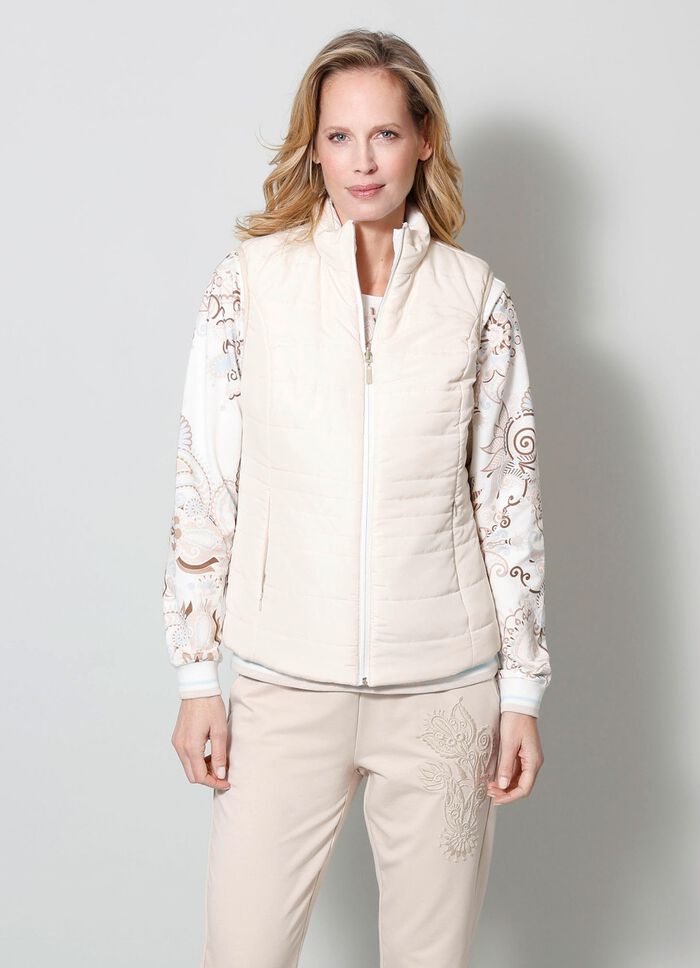 Omkeerbaar vest met zakken met ritssluiting 