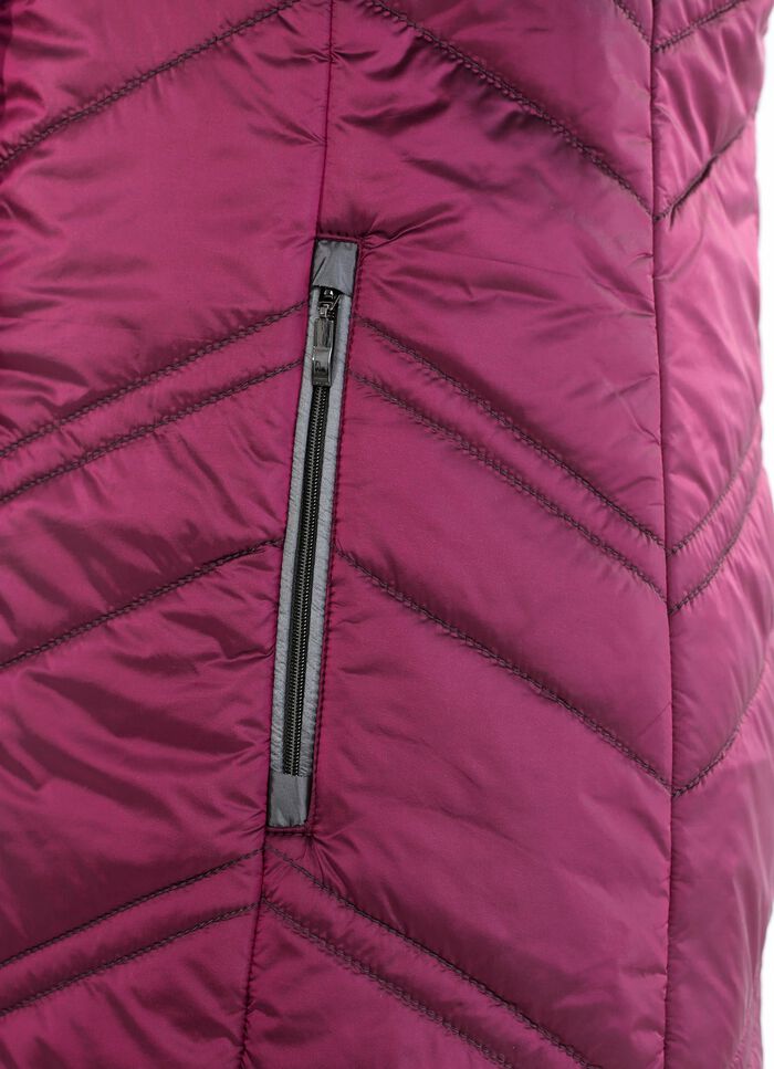 Lange jas in 2 kleuren CYCLAAM