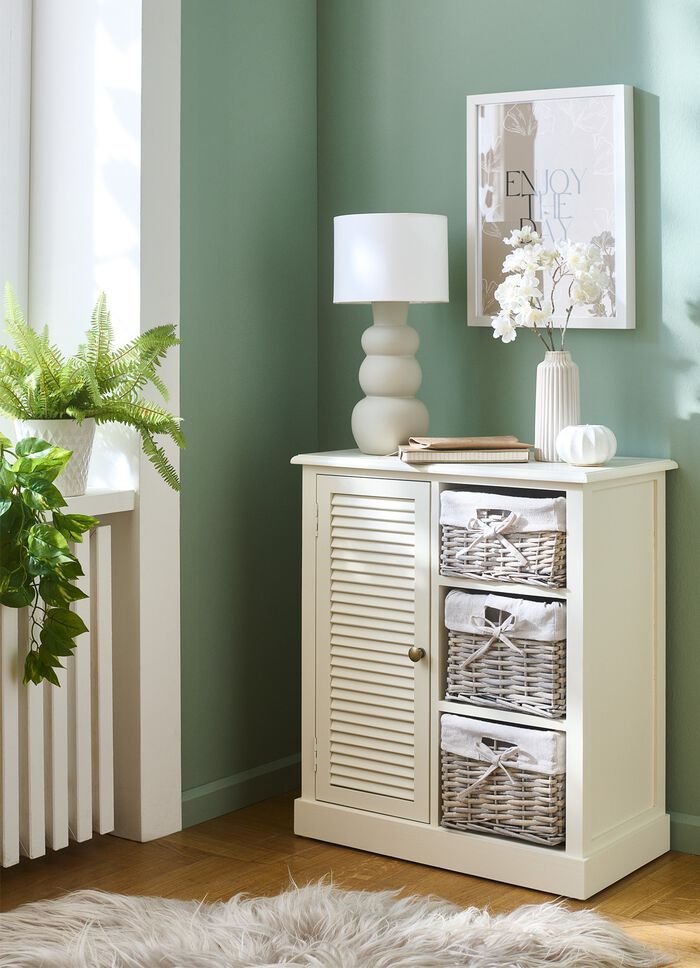 Commode, 1 deur, 3 manden 