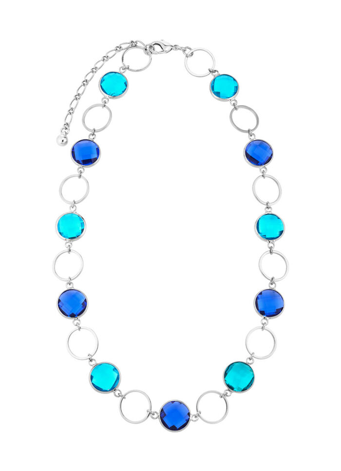 Sieradenset, 3-delig, met kristalstenen 