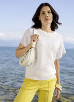 Trui met decoratief design ECRU