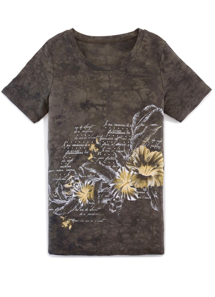 Shirt in actuele batiklook in 2 kleuren 