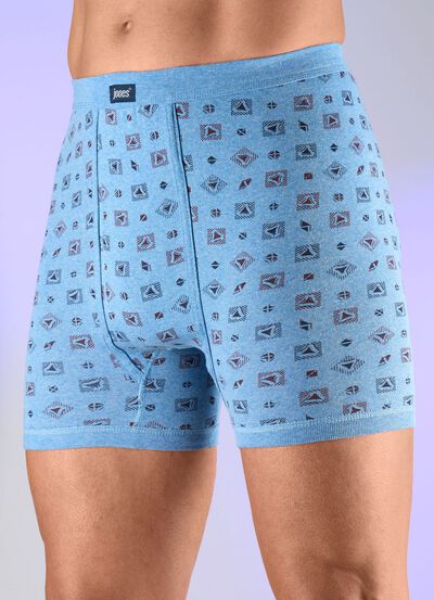 Drie-pack onderbroeken met all-over design 