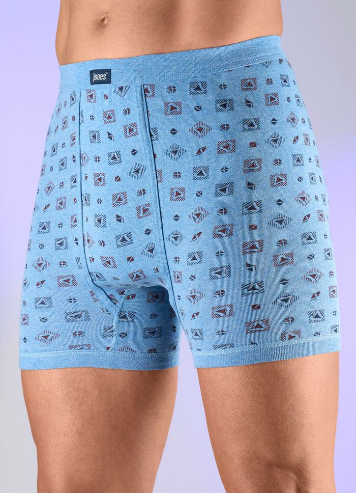 Drie-pack onderbroeken met all-over design 