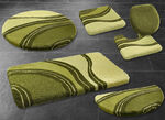 Badmattenset met antislip-onderkant GROEN