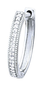 Creoolse oorbellen met diamanten