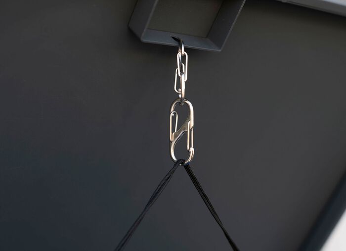 Afvalcontainerbox "Lacina", deuren in houtlook 