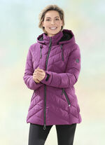 Functionele jas met afneembare capuchon 