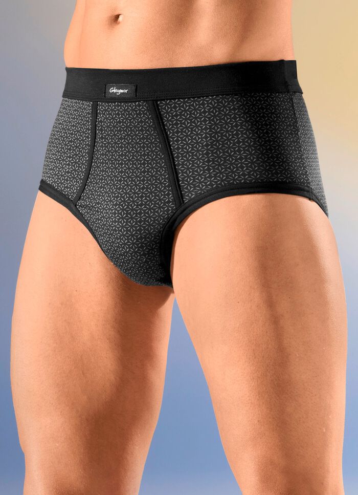 Set van vier slips met zachte tailleband 