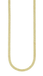 Hoogwaardige 3-rijige koordketting met veerring 