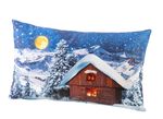 Wintercabine kussensloop met ritssluiting BLAUW