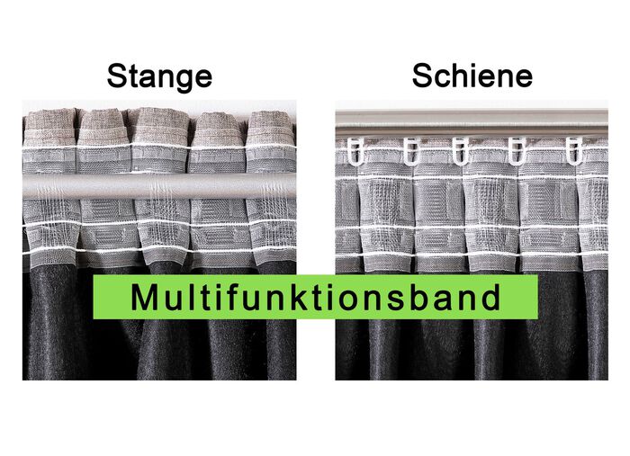 Energiebesparende verduisterende sjaals in linnenlook BEIGE