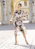 Jurk met strikceintuur 