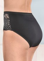 Laurina vierpack slips met elastische kant 