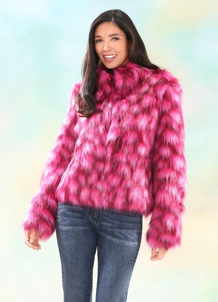 Kort jasje met een hoge aaibaarheidsfactor 