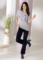 Shirt met decoratieve vlinderprint 