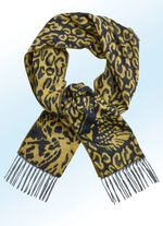 Sjaal met roofdierdessin 