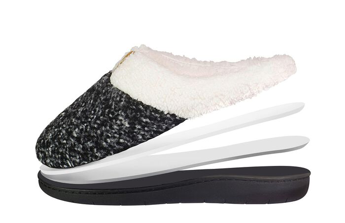 Slippers met superzachte fleecevoering 