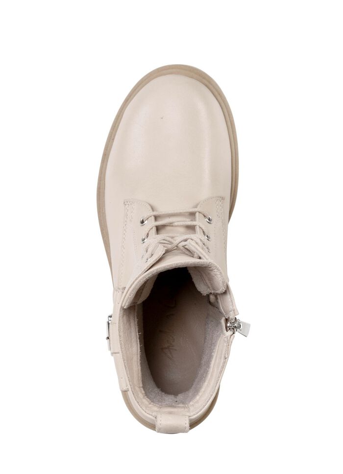 Andrea Conti enkellaarsjes met modieuze opgestikte zakken BEIGE