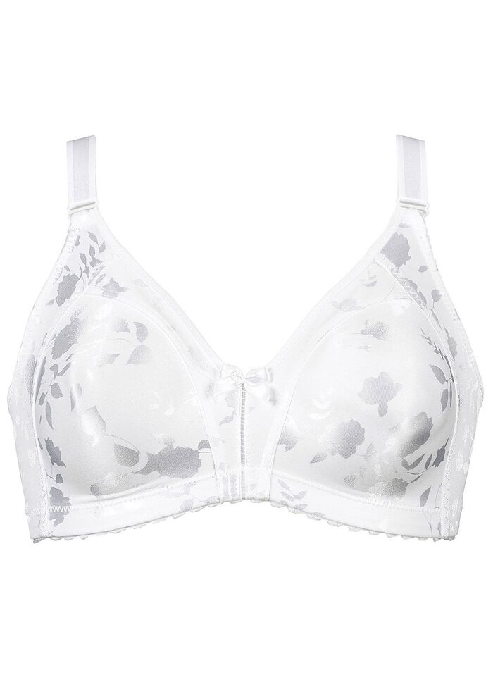 Naturana minimizer-bh met subtiel glanzende bloemenprint 