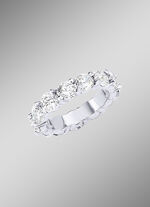 Eternity ring met diamanten met ca. 16 diamanten 