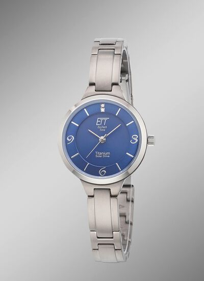 ETT solar dameshorloge met quartz uurwerk 