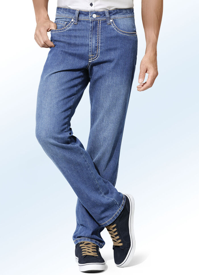 Jeans in 2 kleuren LICHTBLAUW
