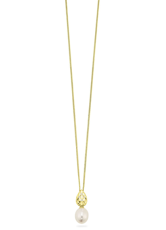 Kettinghanger met zoetwater-cultiv&eacute;parel 